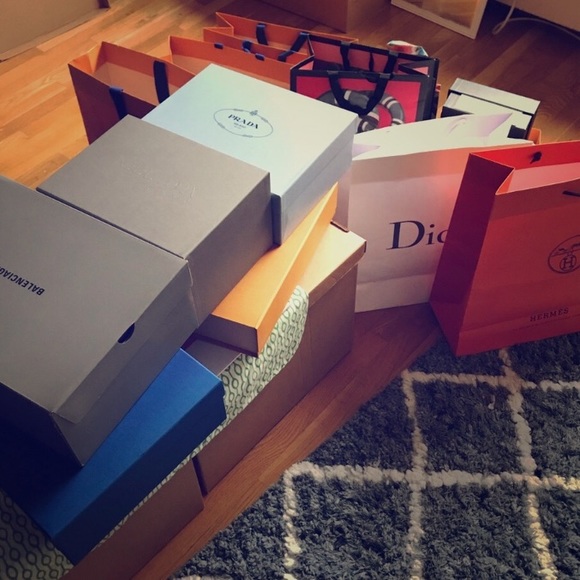 Shop Bag Handbag Shoes Box Chanel Louis